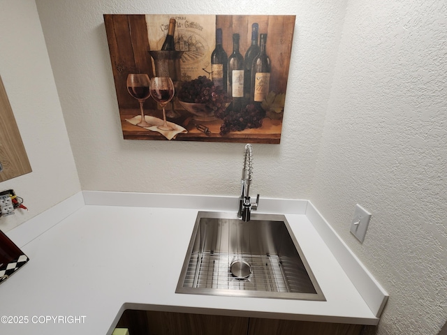 4342 Reka Dr, Anchorage, AK 99508 - kitchen view of a textured wall