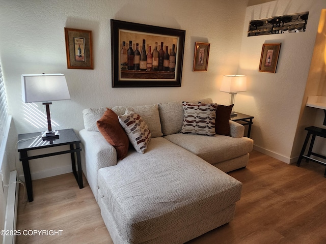 4342 Reka Dr, Anchorage, AK 99508 - living room featuring wood finished floors