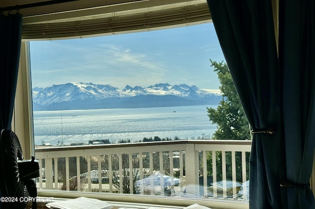 41385 Ptarmigan Heights Dr, Homer, AK 99603 - water view with a mountainous background