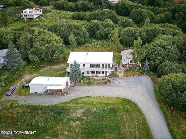 41385 Ptarmigan Heights Dr, Homer, AK 99603 - view from above of property