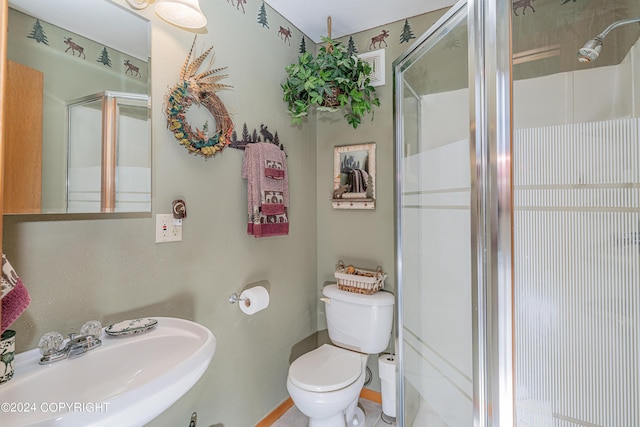 37325 Funny Moose Ln, Soldotna, AK 99669 - bathroom with a sink and a stall shower
