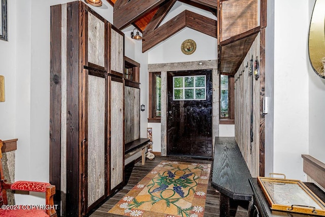 38126 Bobby Rufus Rd, Homer, AK 99603 - entrance foyer featuring dark wood-style floors