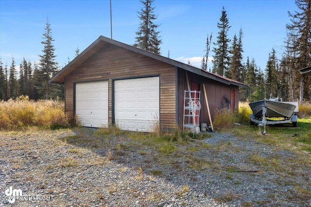 34464 Fishermans Rd, Soldotna, AK 99669 - view of detached garage