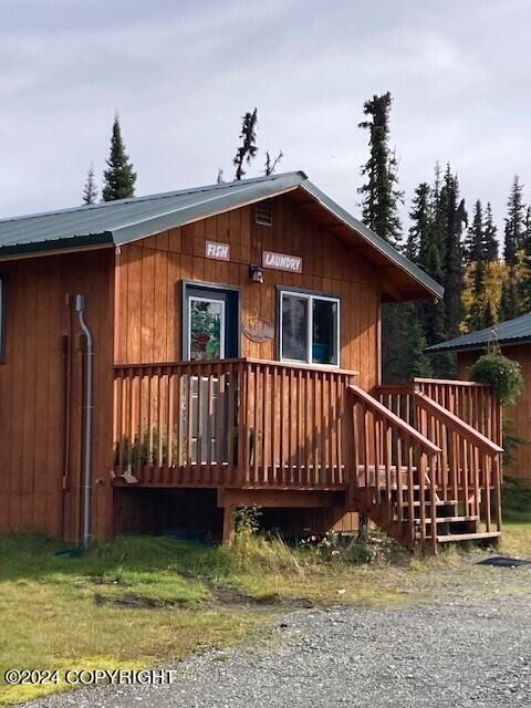 42781 Brenda Way, Soldotna, AK 99669 - back of property featuring a metal roof