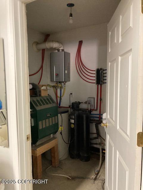 42781 Brenda Way, Soldotna, AK 99669 - utility room featuring water heater