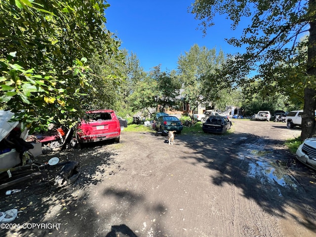 view of car parking