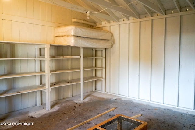 view of storage room