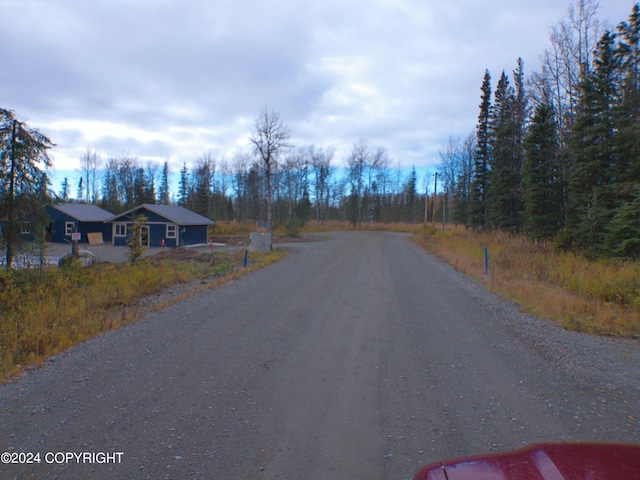 view of road