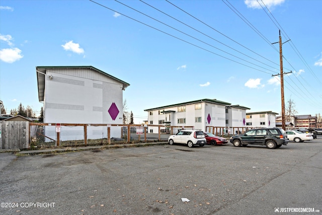 exterior space featuring fence