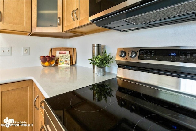 kitchen featuring appliances with stainless steel finishes