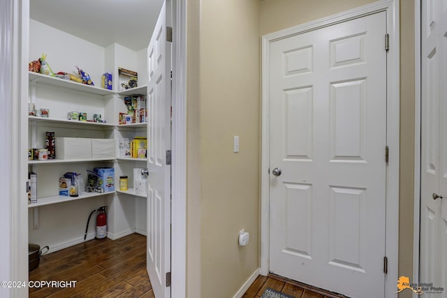 view of pantry