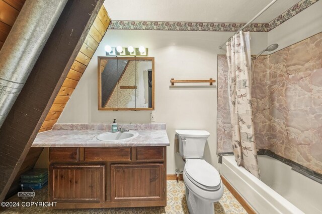 4480 E 138th Ave, Anchorage, AK 99516 - full bath with shower / tub combo, vanity, and toilet