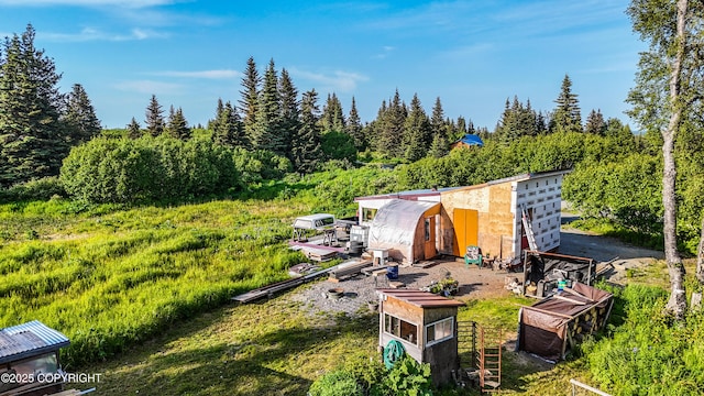 17597 Arcturus Loop, Ninilchik, AK 99639 - view of yard with an outdoor structure