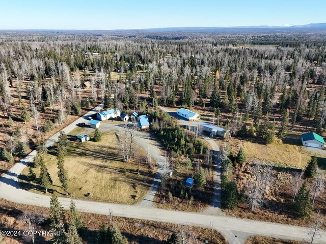 65449 Lingonberry Rd, Ninilchik, AK 99639 - drone / aerial view featuring a forest view