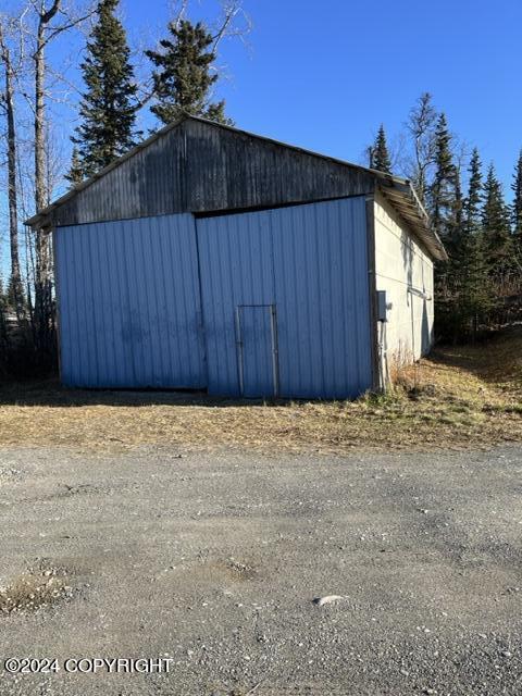 view of outdoor structure