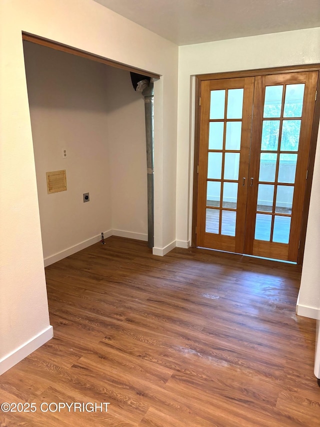 7025 S Gilleys Cir, Wasilla, AK 99654 - empty room with baseboards and wood finished floors