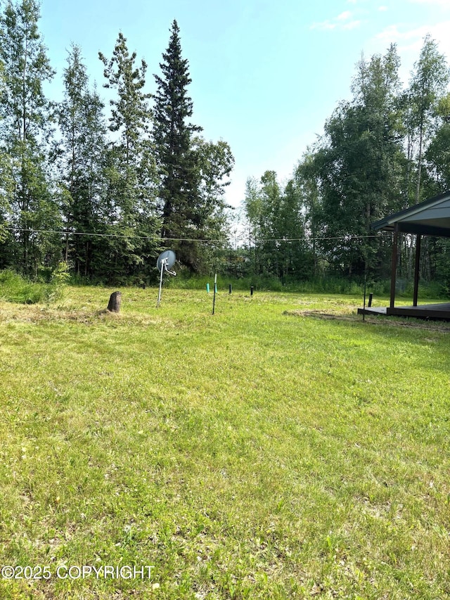 7025 S Gilleys Cir, Wasilla, AK 99654 - view of grassy yard