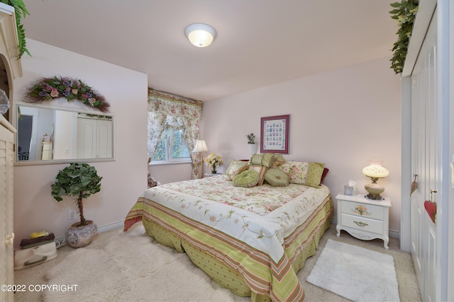 bedroom featuring carpet floors