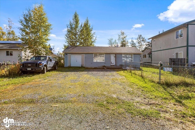 view of front of home with a front yard