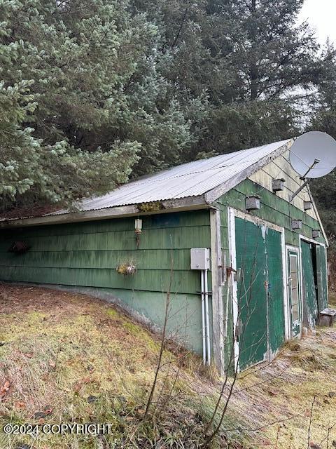 view of outdoor structure