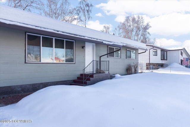 view of ranch-style house