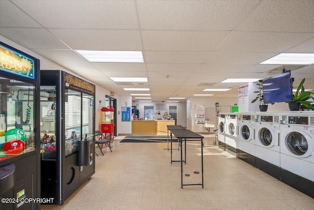 3462 S Big Lake Rd, Big Lake, AK 99623 - community laundry room featuring washing machine and clothes dryer