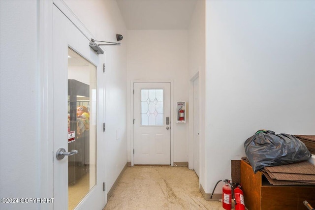3462 S Big Lake Rd, Big Lake, AK 99623 - entryway featuring light carpet and baseboards