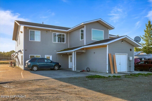 view of rear view of house