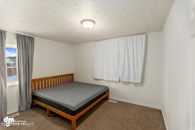 bedroom with carpet and pool table