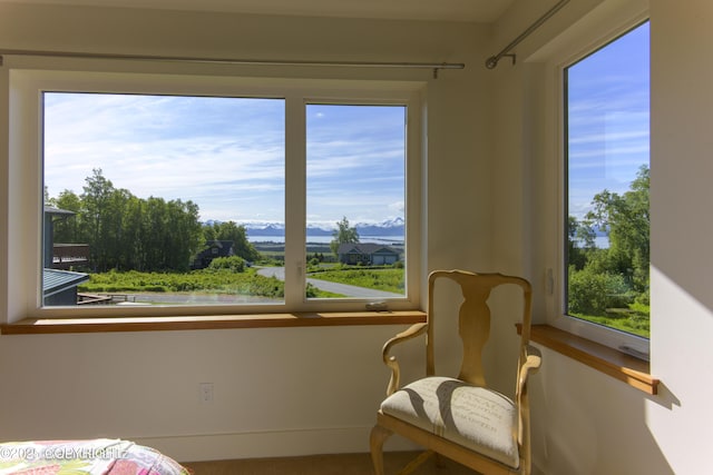 4760 Craftsman Rd, Homer, AK 99603 - living area featuring a mountain view