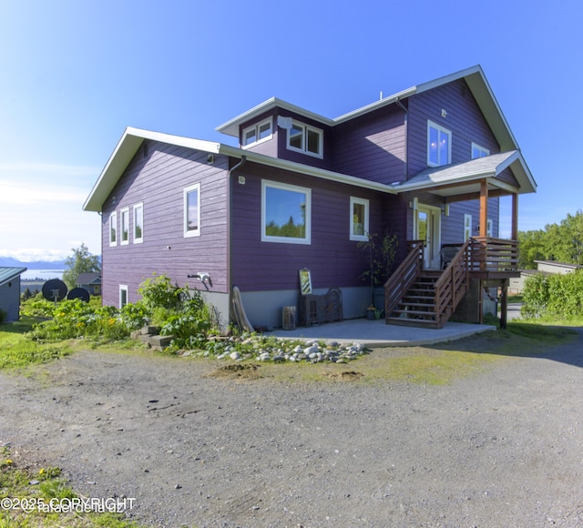 4760 Craftsman Rd, Homer, AK 99603 - view of front of house with a patio