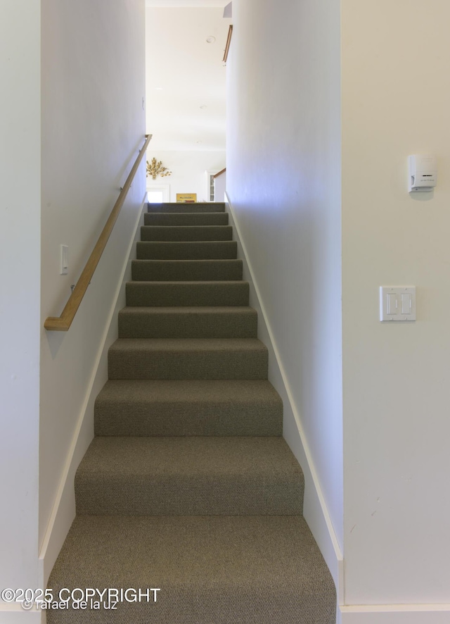 4760 Craftsman Rd, Homer, AK 99603 - staircase with carpet flooring