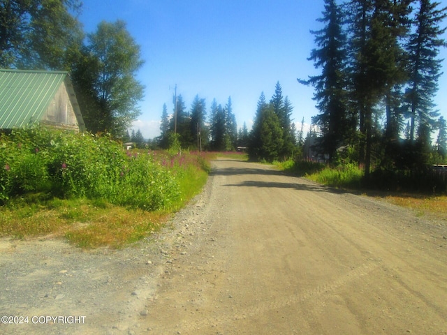 view of road