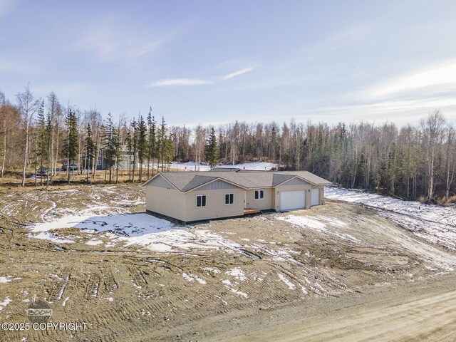4980 Kelsi Loop, Wasilla, AK 99654 - exterior space with a forest view