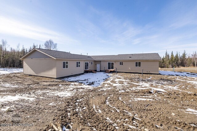 4980 Kelsi Loop, Wasilla, AK 99654 - view of snow covered back of property