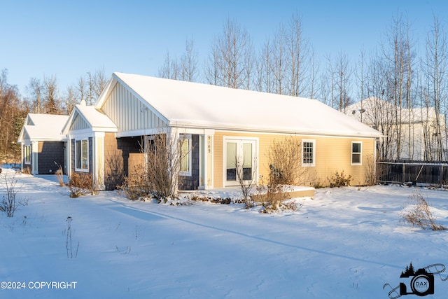 5169 Reliance Rd, Wasilla, AK 99654 - view of front of house with board and batten siding