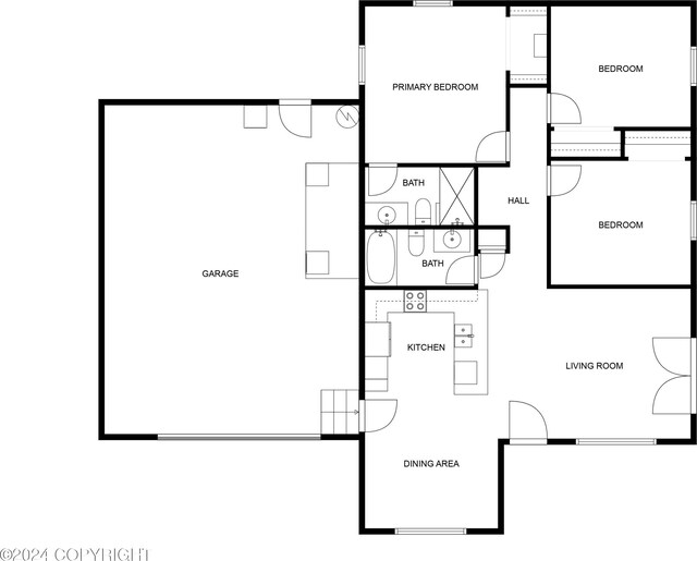 5169 Reliance Rd, Wasilla, AK 99654 - view of floor plan / room layout