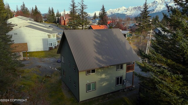 210A, 210B Brownell St, Seward, AK 99664 - drone / aerial view featuring a mountain view