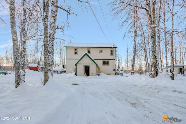 32500 Talkeetna Spur Rd, Talkeetna, AK 99676 - view of snow covered rear of property