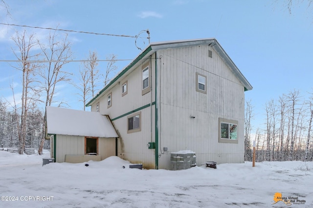 32500 Talkeetna Spur Rd, Talkeetna, AK 99676 - view of snow covered back of property