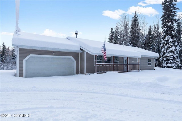 ranch-style house with a garage