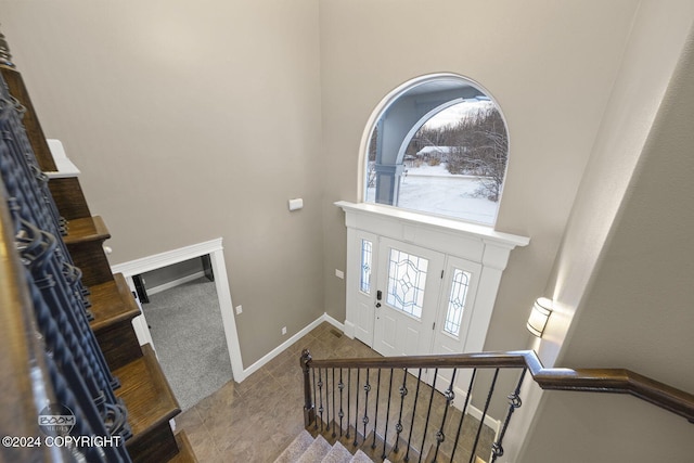 view of entrance foyer