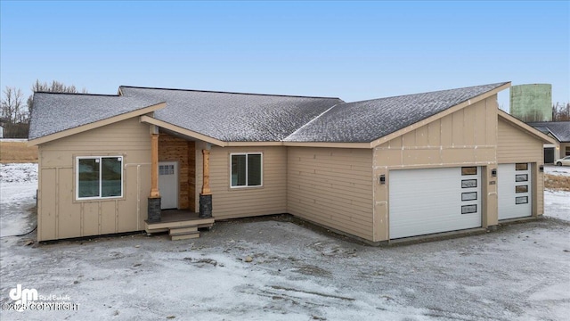 ranch-style house with a garage