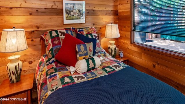 L31A No Rd, Big Lake, AK 99623 - bedroom with wooden walls