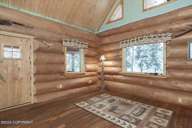TL-215 Old Valdez Trl, Salcha, AK 99714 - foyer featuring wood-type flooring and a high ceiling