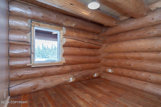 TL-215 Old Valdez Trl, Salcha, AK 99714 - unfurnished room with hardwood / wood-style flooring