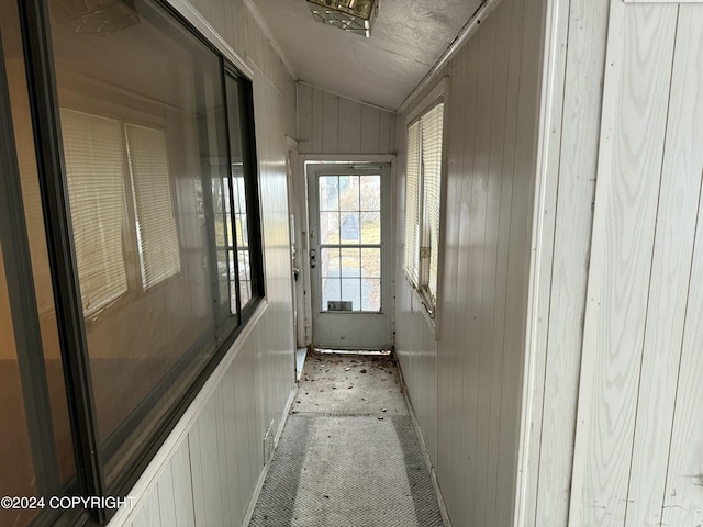 9231 Campbell Ter, Anchorage, AK 99515 - doorway to outside with lofted ceiling