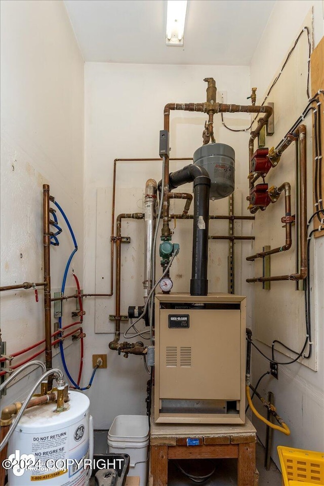 utilities featuring water heater