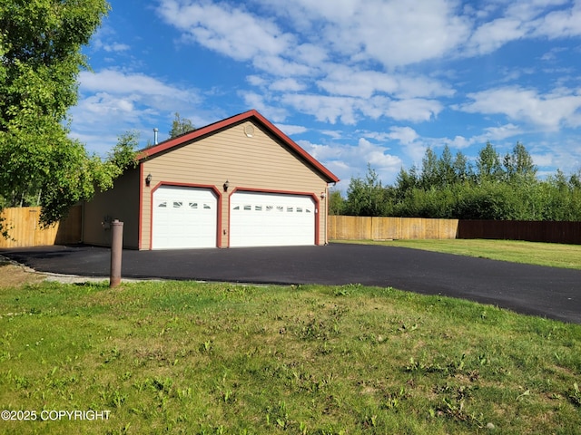 exterior space with a yard