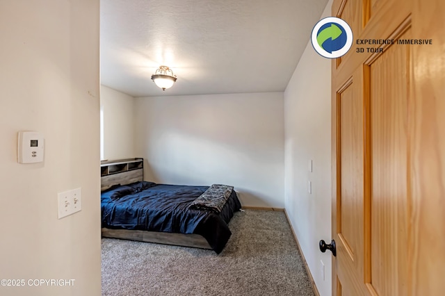 bedroom with carpet flooring